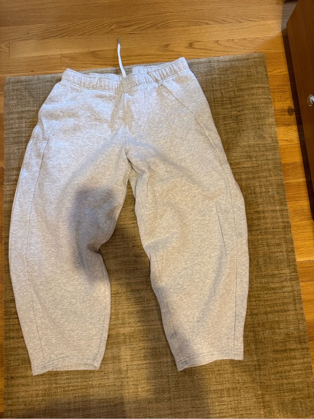 lululemon athletica Heather Light Gray Jogger Sweatpants